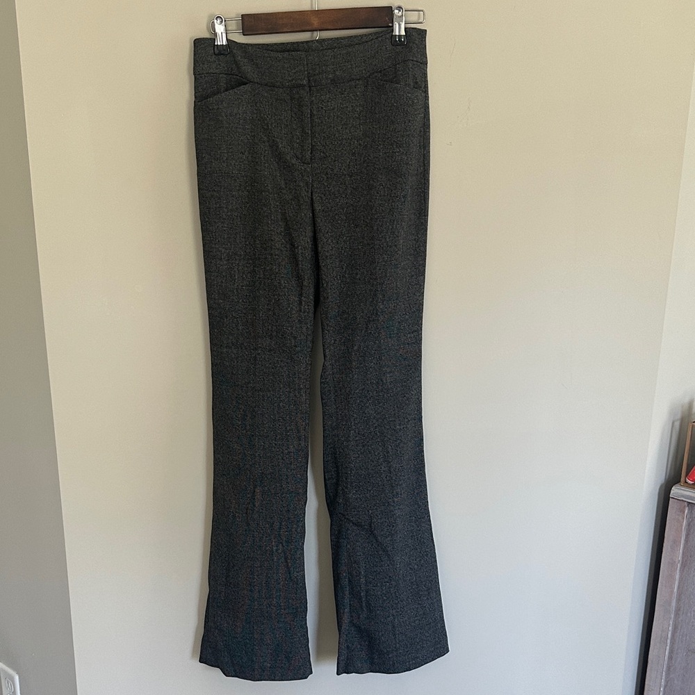 White House Black Market Charcoal Flare Pants